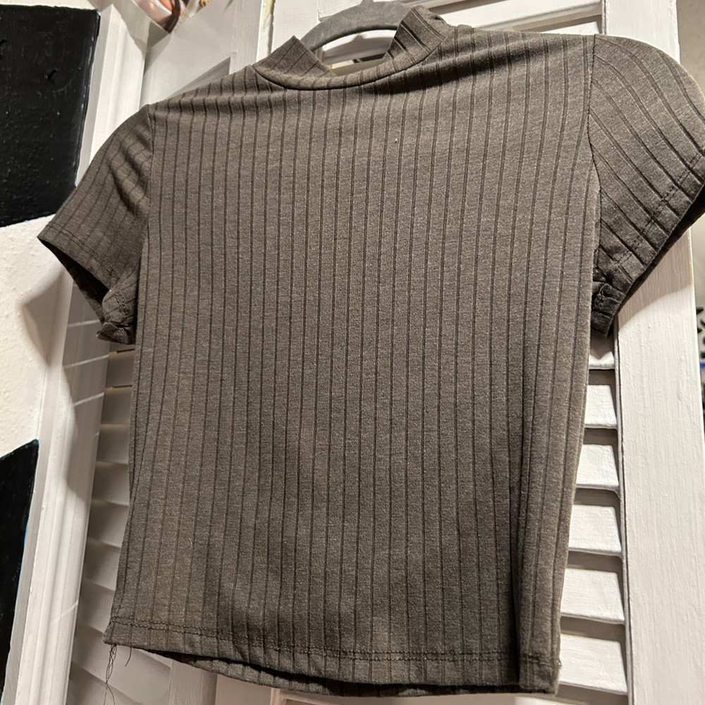 BOZZOLO GREEN CREW NECK SHORT SLEEVE